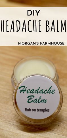 Headache Balm, Herbal Remedies Recipes, Healing Salves, Herbal Recipes, Natural Healing Remedies, Diy Remedies, Home Health Remedies, Homemade Bath Products