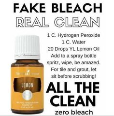 DIY Fake Bleach Essential Oil Cleaning Spray, Homemade Cleaners, Essential Oils Cleaning, Homemade Cleaning, Yl Essential Oils, Living Essentials Oils, Natural Cleaning, Living Essentials