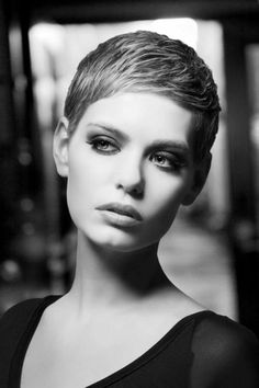 <3 SHORT HAIR LONG IDEAS.. More Easy Short Haircuts, Hair Formal, Best Short Haircuts, Trendy Haircuts, Short Pixie Cut, Short Hairstyle