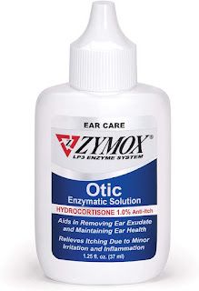 a bottle of otic solution on a white background with the words, ear care