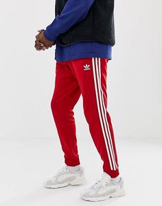 Adidas Originals Logo, Red Sweatpants, Red Joggers, Mens Photoshoot, Adidas Originals Nmd, Compression T Shirt, New Hope Club, Sport Nike