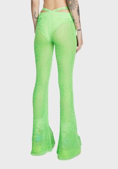 Green Sequined Bottoms For Night Out, Stretch Fishnet Bottoms For Spring, Glamorous Green Sequined Bottoms, Glamorous Green Bottoms For Party Season, Summer Fishnet Bottoms, Green Bottoms For Night Out Party, Green Bottoms For Night Out, Green Sequined Summer Bottoms, Party Mesh Stretch Pants