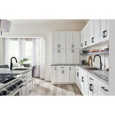 the kitchen is clean and ready for us to use in its new owner's home