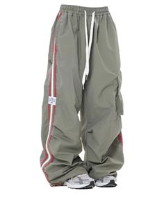 PRICES MAY VARY. 100% Polyester Drawstring closure Lightweight and Durable: Crafted with high-quality materials, these pants are designed to be lightweight and durable, ensuring long-lasting comfort and performance. Versatile Style: With their trendy design and relaxed fit, these parachute pants are perfect for any casual or athletic occasion, adding a touch of style to your outfit. Comfortable Jogger Fit: The jogger style of these pants offers a comfortable and relaxed fit, allowing for easy mo Y2k Cargo Pants, Punk Pants, Pant Women, Sports Sweatpants, Women Cargo Pants, Pants Baggy, Trouser Outfits, Pants Women Fashion, Casual Wide Leg Pants