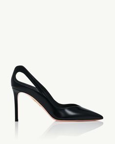 With their razor-sharp profile and unexpected cutouts, the Sheeva Pumps embody Aquazzura's signature contemporary aesthetic. They're crafted from black leather with a brushed finish and set on 85 mm stiletto heels that encourage you to walk with confidence. Farfetch Shoes, Build Wardrobe, Wedding Guest Bags, Bridal Clutch Bag, Aquazzura Heels, Aquazzura Shoes, Bridal Bag, Bridal Clutch, Contemporary Aesthetic