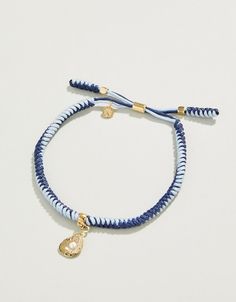 Friendship Bracelet Dark Blue/Powder Blue/Oyster from Spartina 449 Preppy Jewelry, Spartina 449, Women's Bracelets, Dope Jewelry, Jewelry Essentials