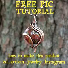 Wire Weaving Tutorial, Wrapping Tutorial, Pendant Ideas, Picture Tutorial, Ig Profile