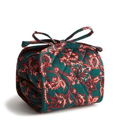 Vera Bradley : All Wrapped Up Cosmetic Bag - Victorian vines in Cotton Gabardine - Vera Bradley : All Wrapped Up Cosmetic Bag - Victorian vines in Cotton Gabardine Backpack Lunch Bag, Duffel Bag Backpack, Belt Purse, Duffel Bag Travel, Orange Bag, Toiletry Bag Travel, Purple Bags, Mini Purse, Beauty Collection