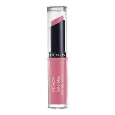 This soft, ultra-hydrating lipstick delivers all-day color with a suede finishand doesn't quit (even after you eat!). Size: 23 oz.  Color: Multicolor. Revlon Cosmetics, Revlon Color, Permanent Lipstick, Revlon Lipstick, Hydrating Lipstick, Long Wear Lipstick, Lipstick Stain, Moisturizing Lipstick, Revlon Colorstay