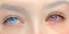 Eye Color Heterochromia, Fantasy Eyes Aesthetic, Eyes Shifting Claim, Mermaid Eye Color, Different Eye Colors Heterochromia, Eye Color Claim, Rare Eye Colors Unique, Violet Eyes Aesthetic, Periwinkle Eyes