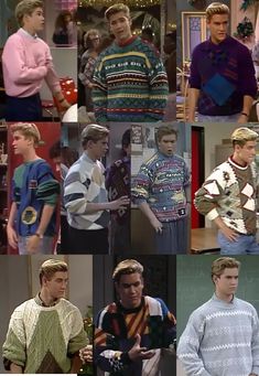 Saved By The Bell Fashion, Saved By The Bell Outfits, Bell Outfits, 80s Fashion Men, Zack Morris, 90s Fashion Men, Fashion 80s, 80s And 90s Fashion, Saved By The Bell