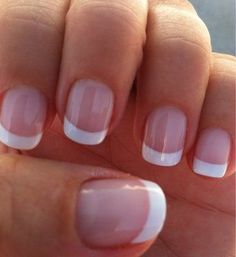 Funny Nails, Gel Nails French, Gel French Manicure, Manicure Designs, French Manicure Designs, White Tips, Short Gel Nails, French Manicure Nails