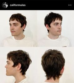 Mod Haircut Straight Hair, 90s Mod Haircut, Mod Haircut Mens Straight, Short Mod Hair, Japanese Mens Hairstyles, 60s Mod Haircut, Mod Cut Mens, Men’s Short Fade Mullet, Mod Haircut Mens