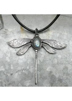 Color:Silver;Package Contents:1 X Necklace;Occasion:Sport; Reality Shifting Jewelry, Metal Jewelry Handmade Vintage, Flatware Jewelry Necklaces, Grunge Vintage Jewelry, Wiccan Jewelry Ancient Treasures, Leather Silver Jewelry, Silver Jewellery Online, Dragonfly Necklace, Dragonfly Pendant