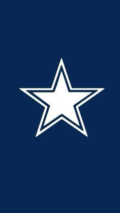 a white star on a blue background