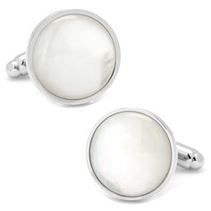 Classic and chic, our Silver and Mother of Pearl Stud Set grants an immediate ensemble boost to your formal wardrobe. Smooth, iridescent Mother of Pearl discs nestle inside silver-finished settings for a simple, classic look suitable for any event. The expert craftsmanship of our base metal stud set ensures long-lasting durability. To add an additional boost, pair this set with our Mother of Pearl Inlaid Tie Clip for a finished look. 12th Anniversary Gifts, 12th Anniversary, Pearl Cufflinks, Pearl Cuff, Stud Set, Anniversary Gifts For Him, Cufflinks Men, The Expert, Mother Pearl