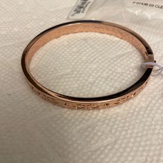 Nwt Coach Bangle Rose Gold. Adjustable Coach Bracelets For Parties, Coach Adjustable Jewelry For Party, Adjustable Coach Jewelry For Party, Chic Coach Bracelets For Gift, Chic Coach Bracelet, Chic Coach Bracelet Jewelry, Coach Bracelets Bangles, Coach Bracelets Gold, Chic Coach Bangle Bracelet