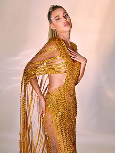 Chana Sequin Crystal Mesh Maxi Dress Nude Dress, Cutout Maxi Dress, Mesh Maxi Dress, Sleeveless Short Dress, Backless Maxi Dresses, Long Shirt Dress, Gold Sequin, Fashion Seasons, Bandage Dress