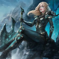 Knight Fantasy, Elf Warrior, Warriors Wallpaper, Im A Survivor, Knight Art, Fantasy Pictures, Dark Elf