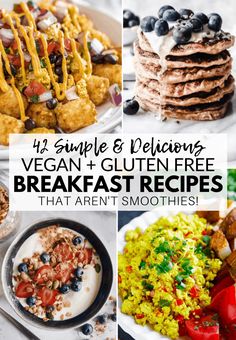 vegan and gluten free breakfast recipes that aren't smoothies