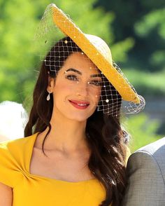 Hat Wedding Guest, Viktoria Beckham, Gorgeous Wedding Makeup, Gina Torres, British Wedding, Hat Wedding, Wedding Women, Amal Clooney