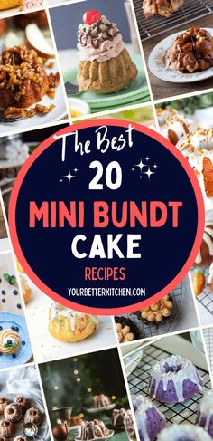 the best 20 mini bundt cake recipes