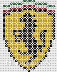 an image of a cross stitched soccer ball