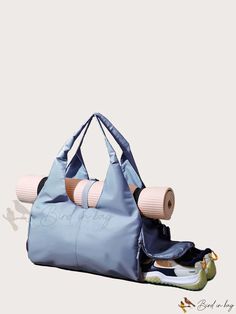 Bird in Bag - Overnight Weekender Duffel Bag with Hospital-Style Compartments, Separate Dry/Wet Section for Gym Gear. Gym Bags Aesthetic, Versatile Blue Gym Bag, Sport Bag Aesthetic, What’s In My Gym Bag, Wellness Wishlist, Gym Bag Aesthetic, Yoga Aesthetics, Gym Basket, Gym Rat Gift