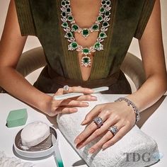 HOLIDAY WEEKEND READY!!! What??? You don't wear diamonds to your manicures???? Love this pic... Reposted from @princess_mhn Rings And Bracelets, Horn Pendant Necklace, Trendy Jewerly, Black Gold Jewelry, Her Nails, Jewelry Photoshoot, Nails Done, Swarovski Necklace