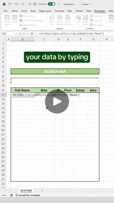 a screenshot of a web page with the text, your data by typing