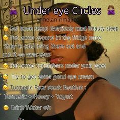 Under Eye Circles, Beauty Tips For Glowing Skin, Clear Skin Tips, Baddie Tips, Eye Circles, Skin Care Solutions, Skin Cleanser Products, Healthy Skin Care, Beauty Skin Care Routine