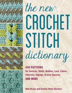 This is the ultimate collection of crochet stitch inspiration! 440 stitches are presented in color, each with a sample swatch of the fabric and charted instructions with notes and detailed chart keys. Divided into ten chapters by the type of stitches, such as shells, waves and chevrons, openwork, cables and textures, and even borders and granny squares, this collection boasts a vast variety of stitches, well organized and presented in an easy-to-use fashion. You'll reference this indispensable r Advanced Crochet Stitches, Afghans Crochet, Advanced Crochet, Latch Hook Rugs, Types Of Stitches, Crochet Books, Crochet Stitch, Granny Squares, Crochet Basics