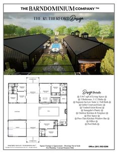 the barndomminum company's floor plan