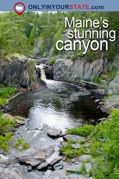 the cover of maine's stunning canyon