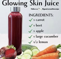 a bottle of juice with instructions for how to make it and what to use it