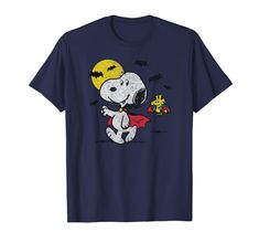 snoopy halloween t - shirt for kids and adults