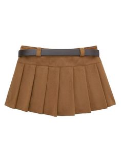 Add a touch of playful luxury to your fall/winter wardrobe with the Wrenna Faux Fur Pleated Mini Skirt! Featuring a flattering pleated design, this mini skirt comes with a stylish belt and a convenient zipper closure on the side panels. From Alees Fashion's latest collection. Wrenna Faux Fur Pleated Mini Skirt Belt Inclueded Zipper Closure at Side Panels Alees Fashion Fall-Winter Collection Fitted Pleated Skirt With Belt Loops For Fall, Elegant Pleated Skirt With Belt, Fall Belted Mini Skirt, Fall Mini Skirt With Belt Loops, Fall Mini Skirt With Belt, Belted Mini Skirt For Fall, Casual Fall Skirt With Belt, Casual Belted Skirt For Fall, Belted Fitted Mini Pleated Skirt