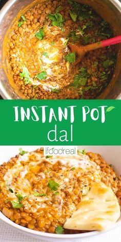 instant pot dali recipe in a white bowl