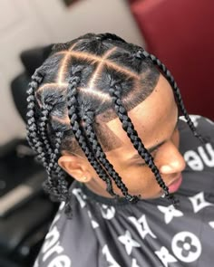 Singles Hairstyles Braids Men, Men’s Braided Plaits, Plaits Box Braids Men, Men’s Single Braids, Men’s Plaits, Men Single Braids, Men Plaits Hairstyles, Plat Braids, Singles Hairstyles Braids