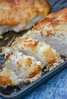 some food is on a pan and ready to be eaten