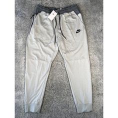 Item: Nike Sportswear Tech Fleece Joggers Men Light Smoke Grey Style Code: Dd5293-077 Condition: 100% Authentic. Brand New With Tags. Never Worn Size: Xxl Men's Color: Light Smoke Grey Seller Notes: -100% Trusted Seller. Your Satisfaction Is Very Important To Me! -Orders Before 8am Pst Will Ship Out Same Day; Orders After 8am Pst Will Ship Out Next Business Day, Guaranteed!(Special Requests Available, Please Ask!) -Shipping From California -Bundles Available!!! -All Sales Are Considered Final. U Comfortable Fleece Joggers For Sports, Nike Sportswear Tracksuit For Jogging, Nike Comfortable Joggers For Sports, Casual Tracksuit With Side Pockets For Sports, Fleece Activewear Pants For Jogging, Fleece Sportswear For Jogging, Gray Athleisure Sweats For Leisure, Nike Casual Stretch Joggers, Nike Stretch Casual Joggers