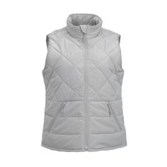 Cold weather calls for the Ridgecut Women's Quilted Insulated Relaxed Fit Vest. Designed to help keep your core warm when the temperatures drop, this vest is made with cozy microfleece material along with 140g of polyfill insulation. It also features TOUGHSHIELD™ fabric technology to help repel water and stains as you go about your day. Plus, the vest's multiple pockets provide convenient storage for your phone, keys and other essentials. 4.7 oz. durable nylon shell vest lined with cozy microfleece material TOUGHSHIELD™ technology repels stains and water to help keep the vest dry and clean 140g of polyfill insulation helps maximize body heat 3 interior pockets (1 of which has a zipper closure) for convenient storage 2 zippered hand pockets Inside storm flap provides added protection from t Fabric Technology, Tractor Supply, Body Heat, Outerwear Women, Womens Vest, Inside Pocket, Cold Weather, Relaxed Fit, Clothes For Women