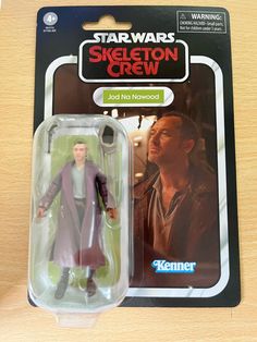 the action figure is in its package for sale on the table with it's packaging