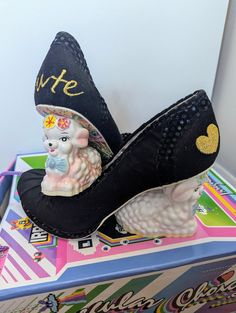 Very rare Famalamb design Irregular Choice shoes UK Size 6. No box I'm afraid  and a slight scuff on the right shoe - as seen in the photos. Irregular Choice Shoes, My Aesthetic, Womens Pumps, Irregular Choice, I'm Afraid, Shoes Uk, Womens Heels, Pump Shoes, Very Rare