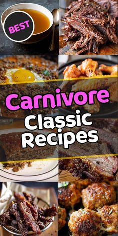 the best carnivor classic recipes