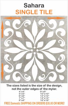 an advertisement for the sahar single tile project, which is going on sale in stores