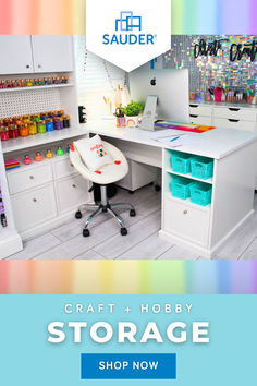 the craft and hobby storage shop is open for business