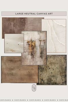 an assortment of large natural canvass in various colors and sizes, including brown, beige,