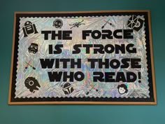 Library, bulletin board, Star Wars, reading Middle School Bulletin Boards, Star Wars Dress, Dress Up Ideas, Library Bulletin Board