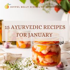 These recipes will help you beat the January blues, and shake off that sluggish, deep winter stagnation. If you're struggling to get moving in the morning, or feel slow and weighed down during the day, it's usually time to start introducing some lighter foods. To learn more about topics like this, enroll in the Mastering Ayurvedic Digestion & Nutrition online certification course: https://www.joyfulbelly.com/Ayurveda/course/Masters-of-Ayurvedic-Digestion-Nutrition-500-Hour-Certification/146? Winter Snack, Ayurveda Recipes, January Blues, Ayurvedic Recipes, Shake Off, Deep Winter, Winter Recipes, Get Moving, Shake It Off